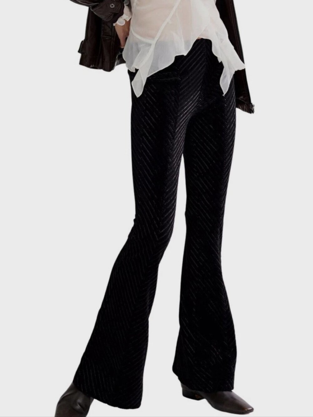 Free People Velet Ribbed Velour Pants